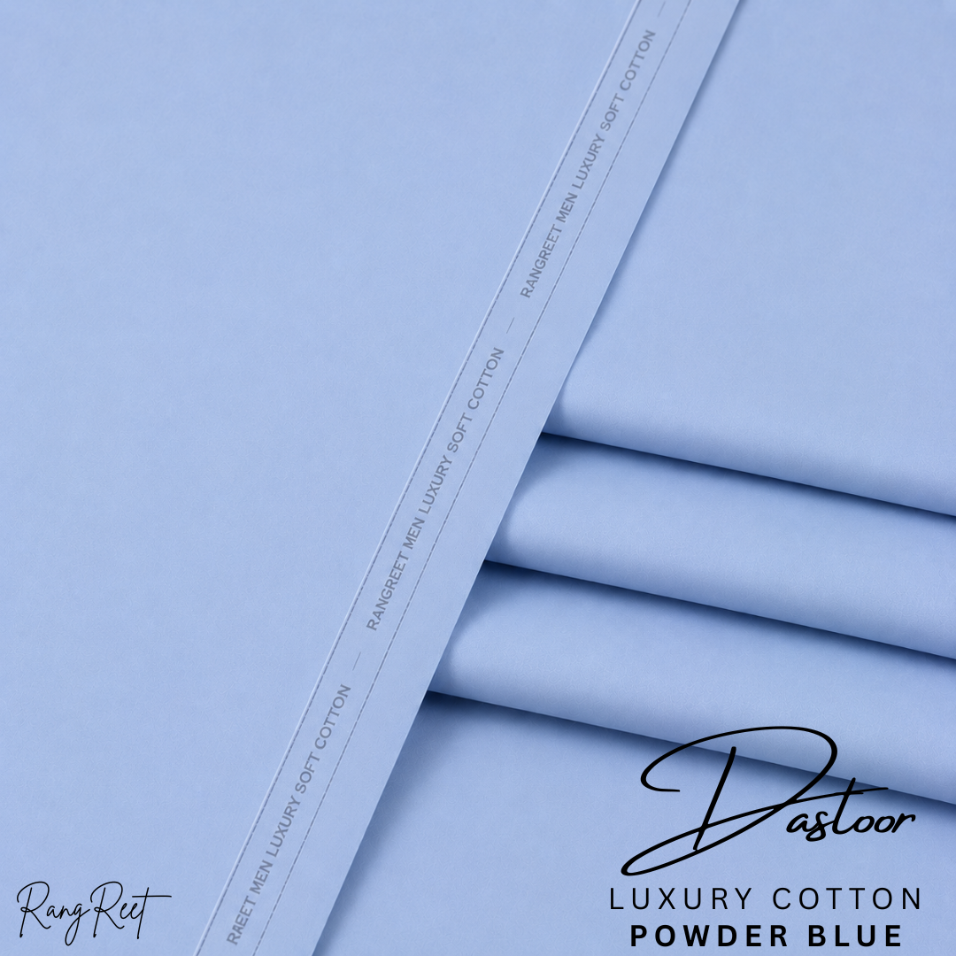 Powder Blue-Dastoor Luxury Soft Cotton