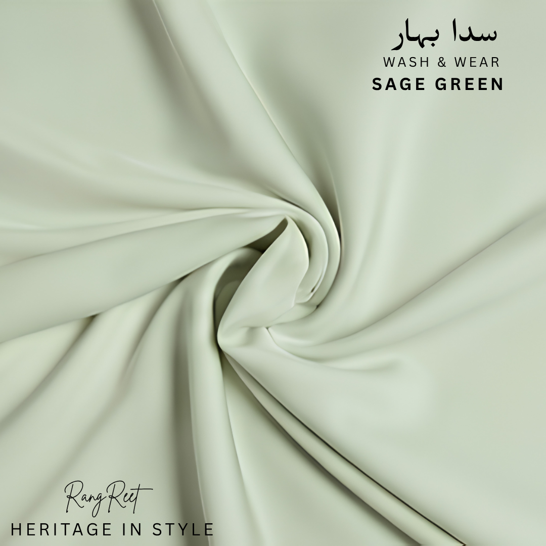 Sage Green - Sadabahaar Wash & Wear