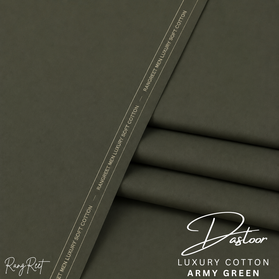 Army Green-Dastoor Luxury Soft Cotton