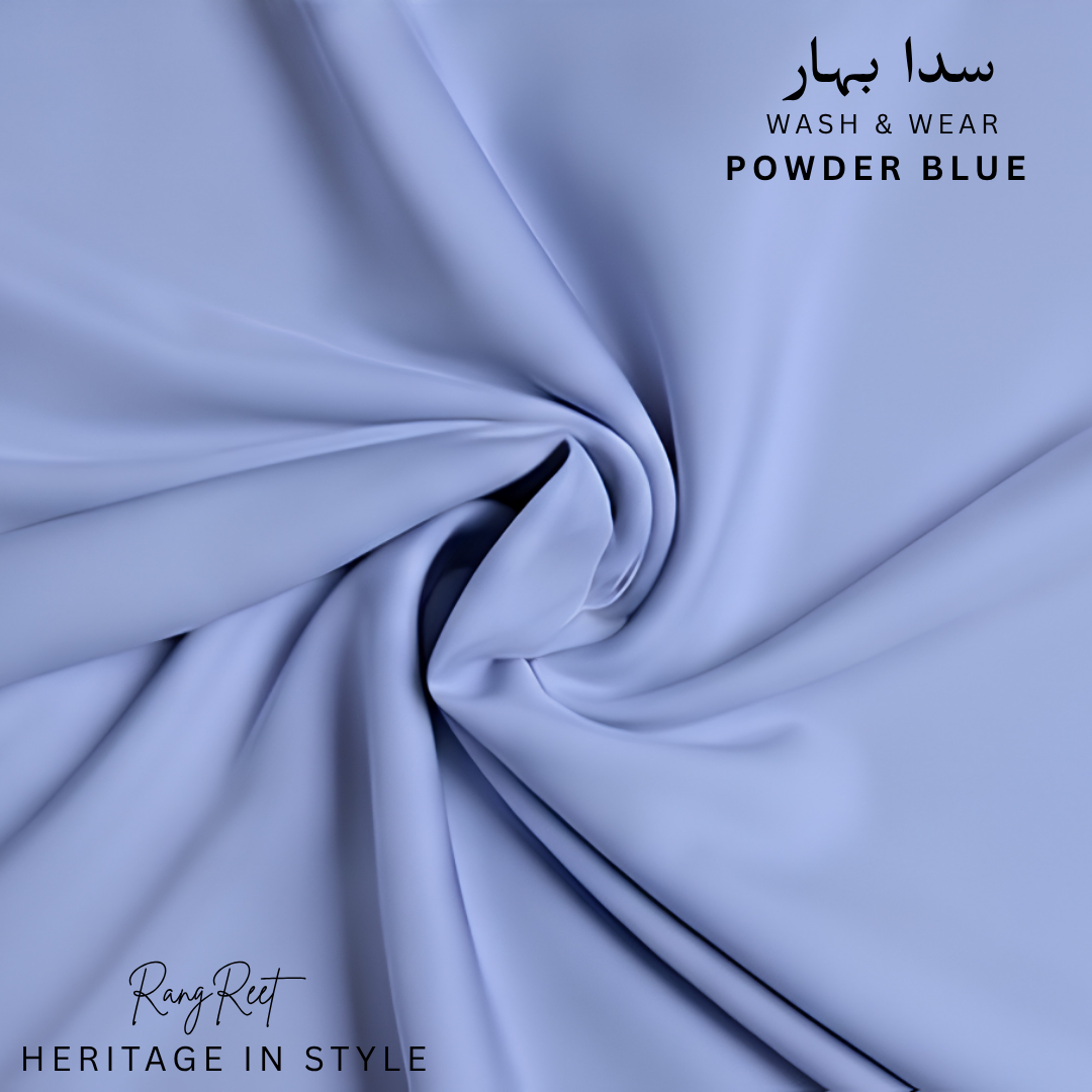 Powder Blue - Sadabahaar Wash & Wear