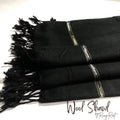 Black - Wool Shawl image 0