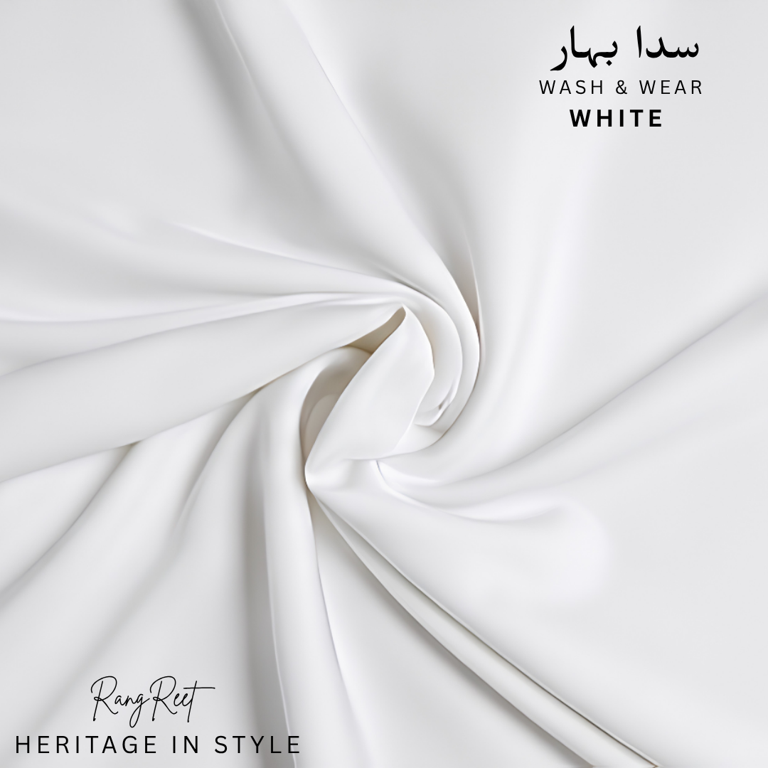 White - Sadabahaar Wash & Wear