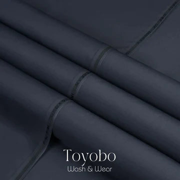 Dark Grey - Toyobo Korean - Blended Fabric image 0