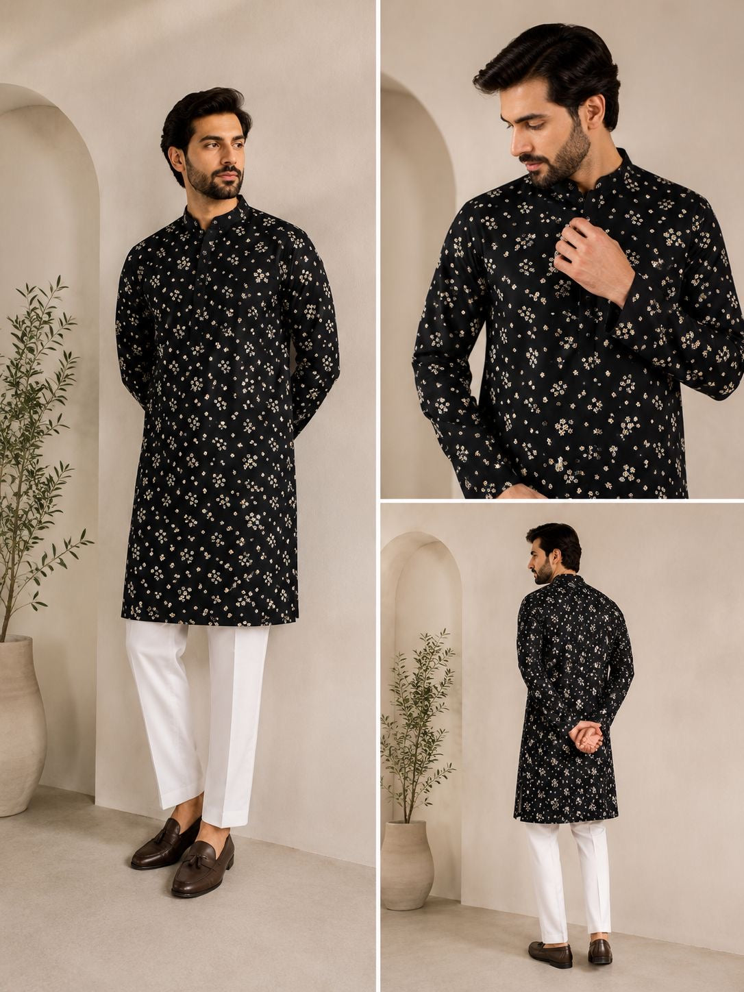 MW-20 Unstitched Cotton Printed Kurta Trouser