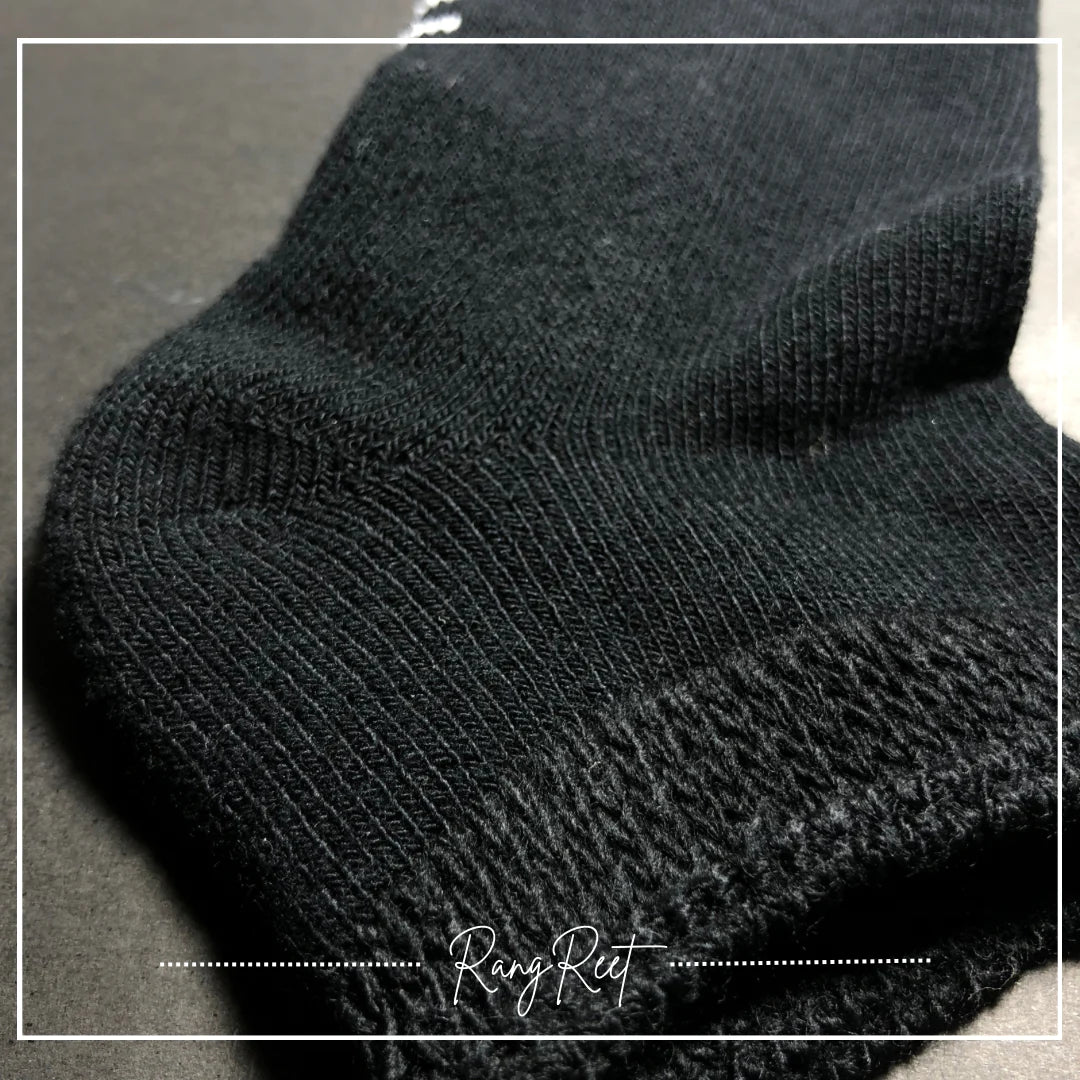 Black Cotton Diabetic Socks image 1