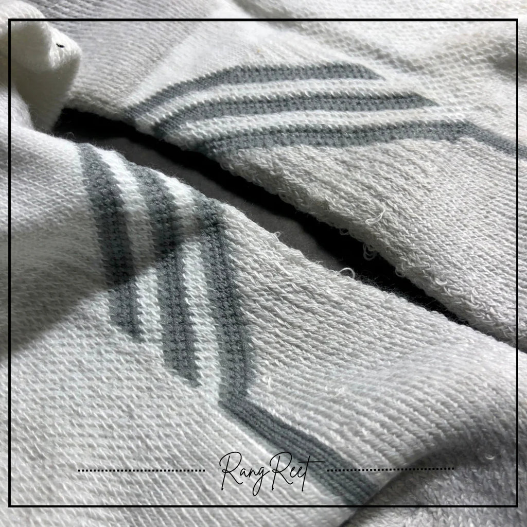 White Stretch Cotton Sports Socks image 2