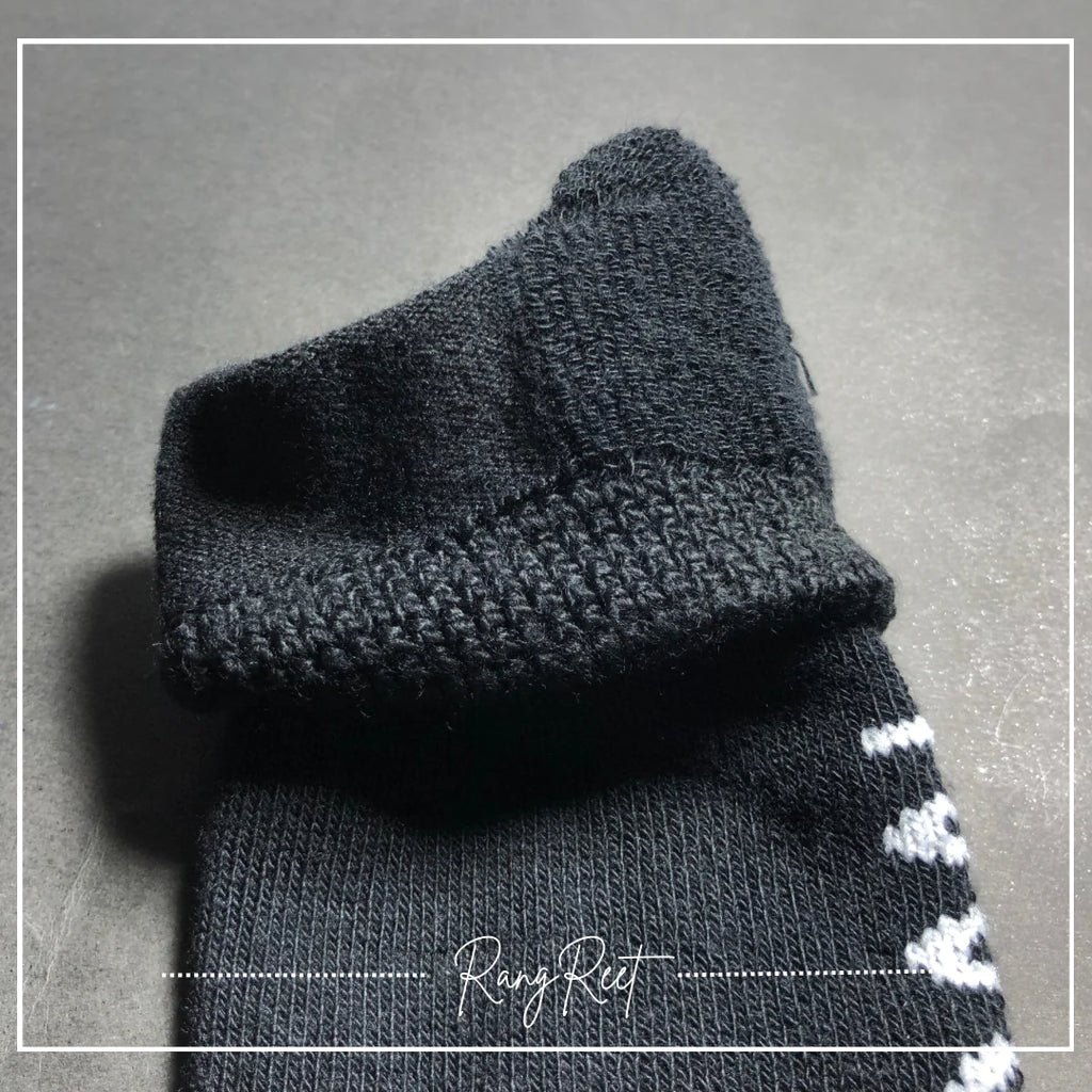 Black Cotton Diabetic Socks image 2