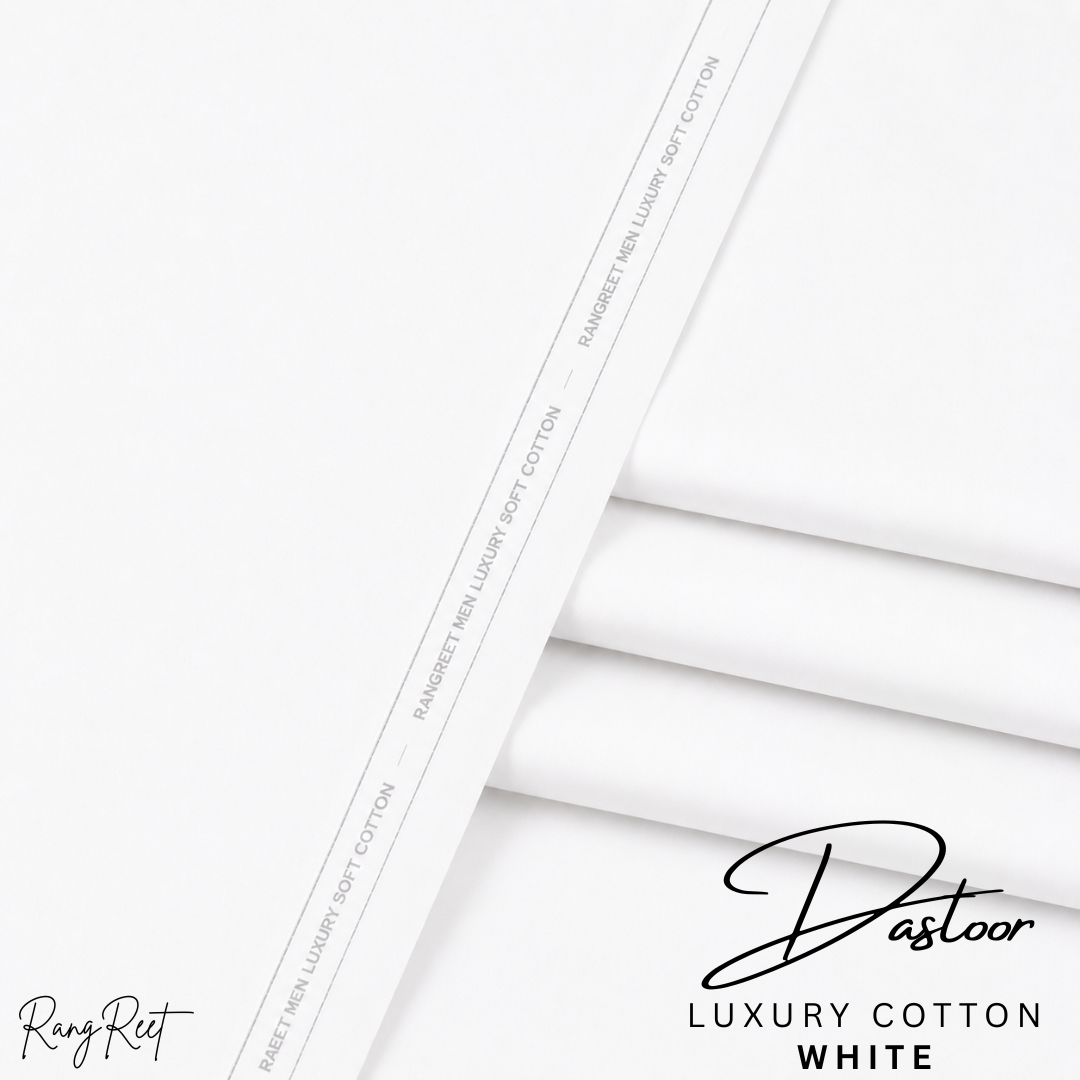 White-Dastoor Luxury Soft Cotton