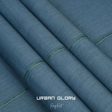 Metallic Blue - Wash & Wear - Urban Glory image 0