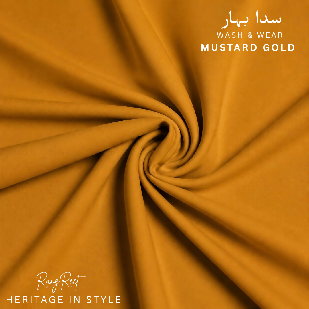 Mustard Gold - Sadabahaar Wash & Wear