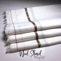White - Wool Shawl image 0
