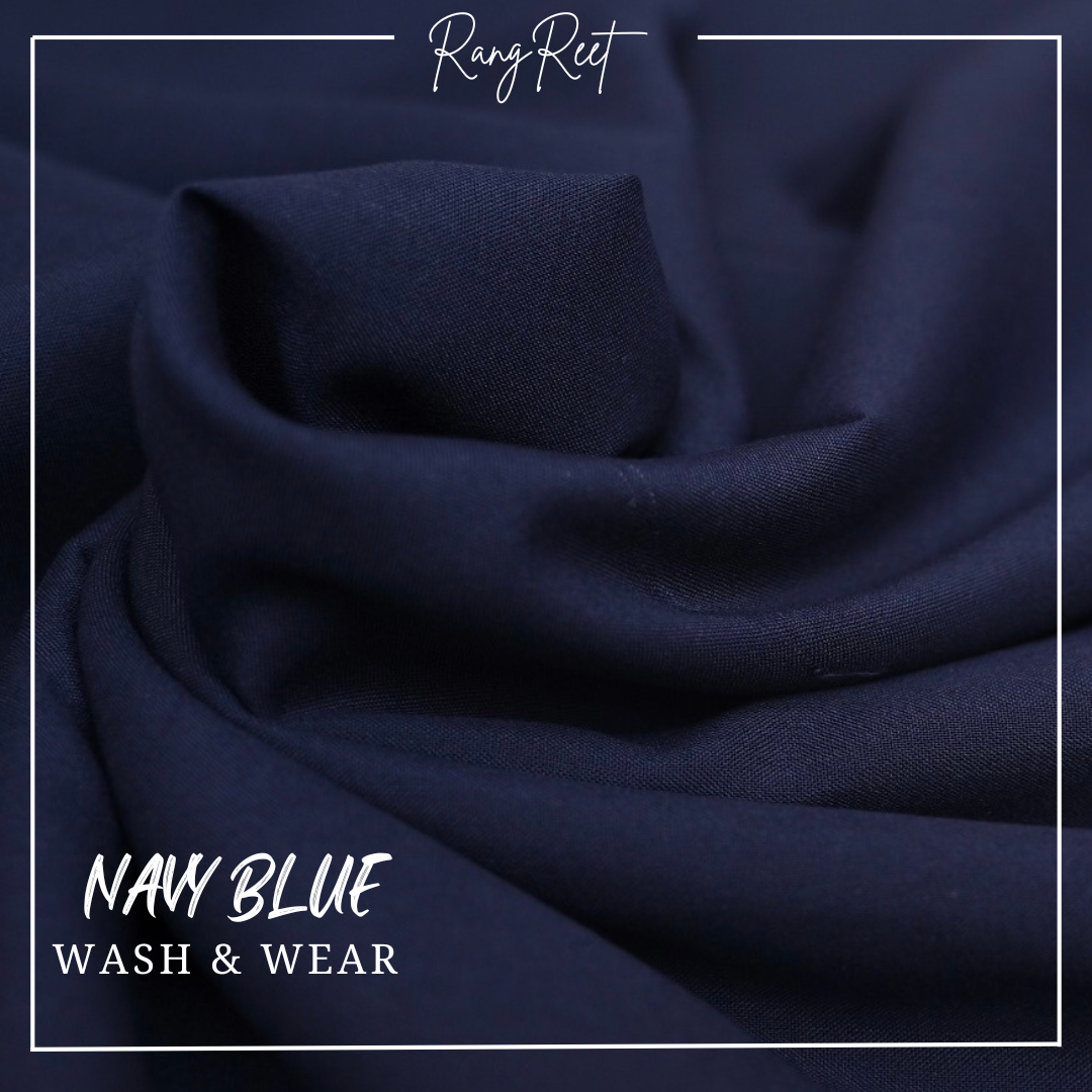 Navy Blue - Wash & Wear - Deewaan image 0