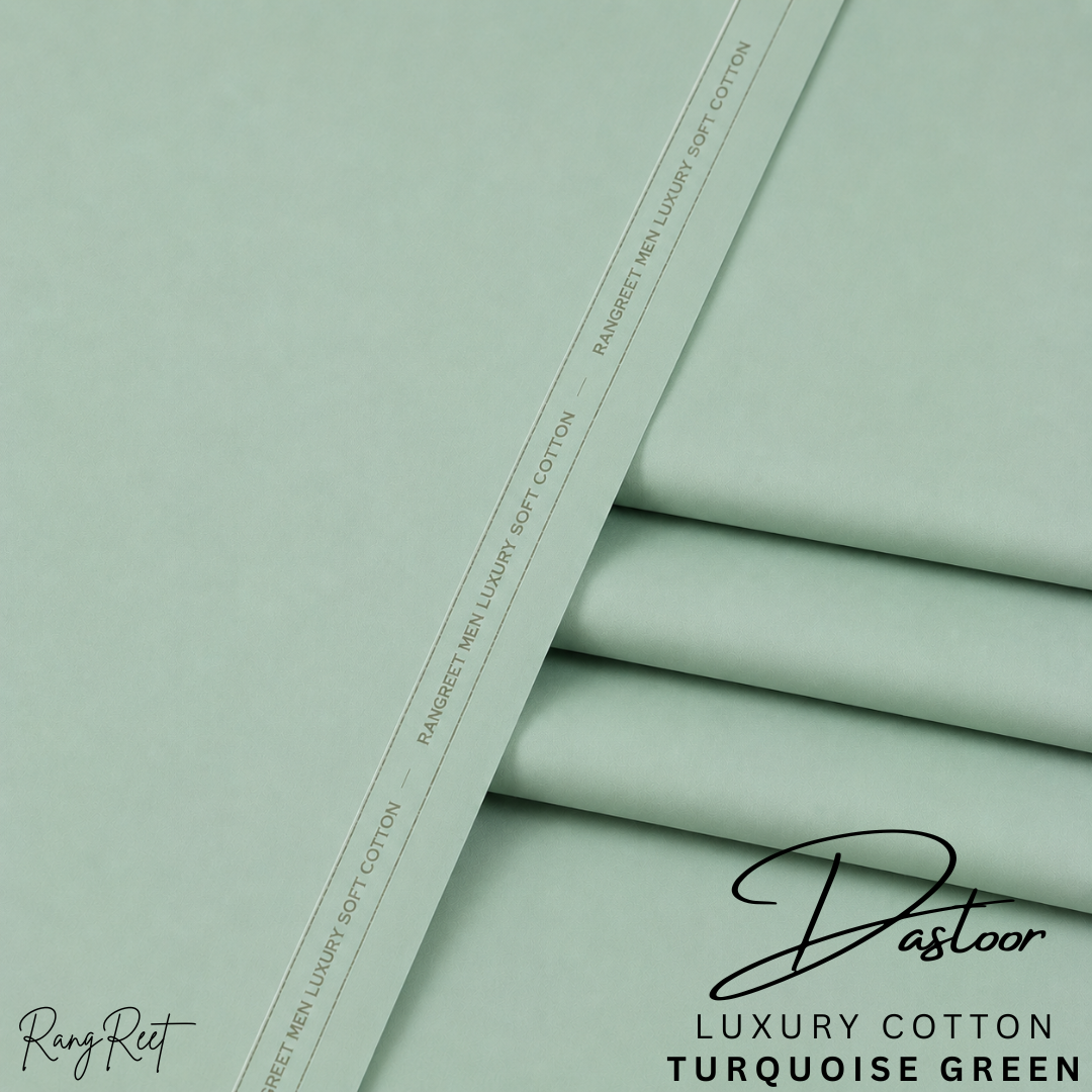 Turquoise Green-Dastoor Luxury Soft Cotton