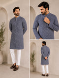 MW-11 Unstitched Cotton Printed Kurta Trouser