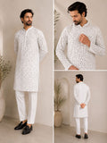 MW-18 Unstitched Cotton Printed Kurta Trouser