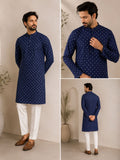 MW-19 Unstitched Cotton Printed Kurta Trouser