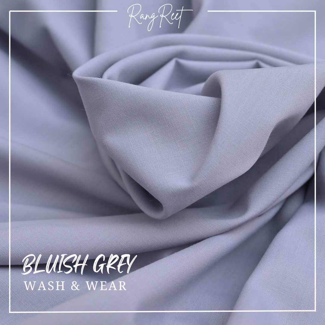 Bluish Grey  - Wash & wear - Deewaan image 0