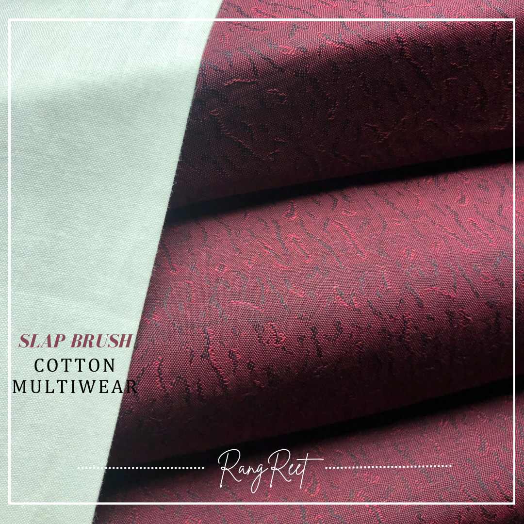 Slap Brush Cotton Kurta Pajama Unstitched image 0