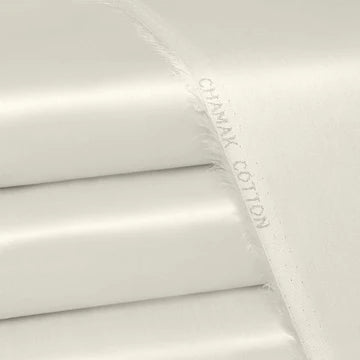 Off White - Chamak Cotton (Satin) image 0