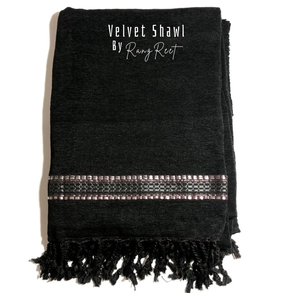 Black Velvet Shawl image 3