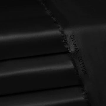 Black - Chamak Cotton (Satin) image 0