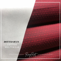 Dotted Hues Red Cotton Kurta Pajama Unstitched image 0